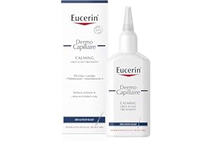 Eucerin DermoCapillaire Calming Urea Scalp Treatment 100ml, Intensive After Shower Leave-In Hair Serum, Psoriasis Scalp Treatment for Itchy, Flaky, Dry Scalp, Hydrating and Soothing Scalp Serum