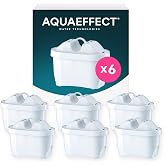 AQUAEFFECT MAX+ Water Filter Cartridges 6 Pack