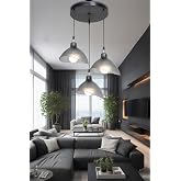 AG LightDesign Smoked Pendant Chandelier Bedroom Living Room Kitchen Hallway Lamp 22 AGnm30