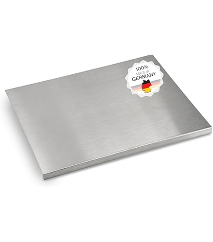 Roestvrijstalen snijplank, 70 x 50 cm, keukensnijplank, dubbelzijdig gebruik voor koken, bakken, brood, restaurant, voor het kneden van vlees, groenten voor keuken, bar