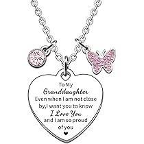 Collana Per Nipote Con Messaggio D'Amore - Gioiello Sentimentale In Acciaio Inox - Regalo Compleanno, Laurea, Natale - 2