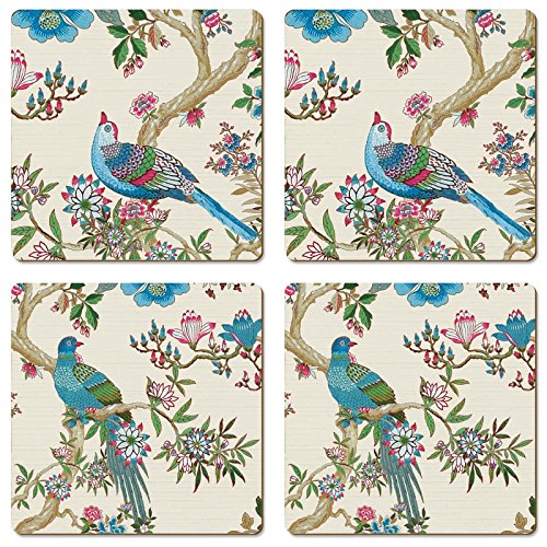 Cala Home"Le Jardin Chinois" Coasters - Set of 4