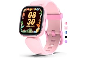 Mgaolo Kids Smart Watch for Boys Girls,Fitness Tracker with Heart Rate Sleep Monitor for Android iPhone,Waterproof DIY Watch Face Pedometer Activity Tracker (Can be used without app/phone)