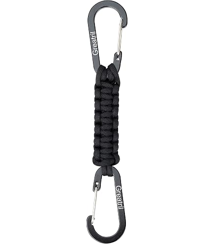 Paracord Survival-Schlüsselanhänger Mit Flaschenöffner – 7-Strang Typ III, 250 Kg Tragkraft – Inkl. Karabiner & Geteiltem Schlüsselhalter (2 Stück)