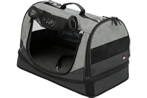 Trixie Tasche Holly, 30 × 30 × 50 cm, czarne/szare