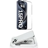[KOLAY KURULUM] for Apple iPhone 15PRO ile uyumlu PARLAK Extra HD Premium Safir Cam Ekran Koruyucu