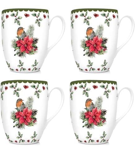 Robin Reed H5 Noël 6 pièces 12 craquelins de fête Sage