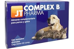 JTPHARMA Complex B Alimento Complementario para Perros y Gatos (60 Comprimidos)