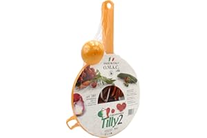 O.M.A.C. Tilly 2 – Food Mills (Stainless Steel, Yellow, Plastic, Stainless Steel, Vegetables, Stainless Steel, Plastic)