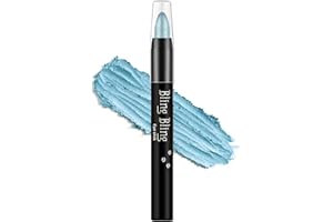 SONGQEE Creme Lidschatten Stift, Schimmernder Hochpigmentierter Lidschatten Stift - Wasserfest Langanhaltend Eyeshadow Stick - Glitzer Eyeliner Stift, Verblendbares Augen-Makeup (11 Blau)
