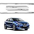 ModifyStyle Side Beading/Side Cladding/Door Garnish/Door Protector Chrome Suitable for Maruti Baleno (2019 to Present) Type 2 (Set of 4pcs)