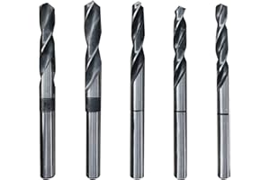 NORTOOLS Blacksmith Drill Bit 5 PCS HSS Power Tools Set with 1/2 inch Shank for Drilling Iron Wood Steel 11-15mm