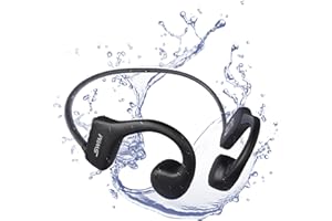 Hiteblaz Swimming Bone Conduction Headphones, IPX8 Waterproof Swimming Headphones, Swim MP3 32G, Open-Ear Headphones Wireless Bluetooth 5.3, Underwater Earphones for Swimming Workout Cycling