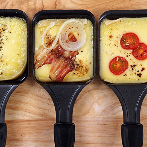 Esperanza Raclette-Grill FAGIOLO mit Kochplatte und Natursteingrill für 8 Personen (inkl. Pfännchen) mit automatischer Temperaturregulierung - 3