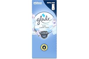 Glade Touch & Fresh Refill, luftfräschare påfyllningar för hem, rent linne, förpackning med 12