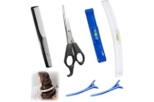 ENIYOU 6pcs Cortar Flequillo Recto Clip Herramientas Para Cortar El Pelo Herramienta De Corte De Para Flequillo Clip Ayuda Cortar El Pelo Para Recortadora Casera De Bricolaje Cortar Flequillo Recto