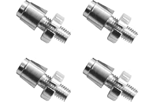 AMCBKYEA Ensemble de 4 Vis de Réglage du Levier de Frein en Alliage d'Aluminium pour Vélo Route VTT - Résistant à la Corrosion et Durable, M7x26.6x14.6mm