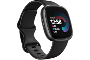 Google Fitbit Versa 4 Smartwatch per il fitness con GPS integrato, fino a 6 giorni di autonomia e compatibile con iOS 15 & Android OS 9.0