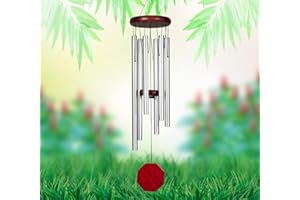 Bosdontek Campane A Vento, Scacciapensieri Da Esterno, Campanelli Eolici Per Decorazioni Giardino, Campane Tubolari Campanelli A Vento Per Esterni Giardino Carillon Vento