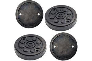 FILAVERSE - 4pz Tamponi a Cuffia per Ponte Sollevatore Kit Cuffie ø120/113mm H22mm Specifici per Ponti a Due Colonne MAHA | Appoggio Stabile e Sicuro