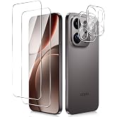 QULLOO for OPPO Find X9 Pro Screen Protector, [2+2 Pieces] Tempered Glass &amp; Camera Lens Protector, Ultra HD Bubble-Free 9H Ha