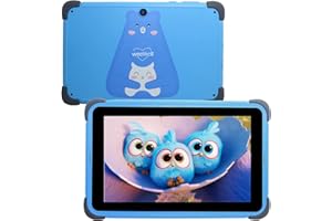 weelikeit Tablette pour Enfants 8 Pouces, Android 11 Tablets pour Enfants avec AX WiFi6, 2GB RAM 32GB ROM, écran IPS HD, 4500 mAh, APP Enfants installée, contrôle Parental, avec Stylet (Bleu)