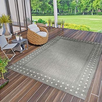 interiortrend In & Outdoor Teppich Flachgewebe Carpetto Bordüre Trend