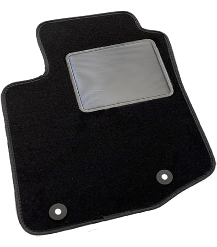 Somer Car Tappetino Lato Guida Per Citroen C1 (2005-2014) – Moquette Nera Con Battitacco – Made In Italy
