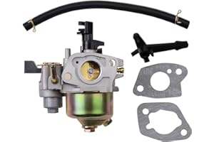 GOOFIT Carburador 19 Minimoto de Filtro reemplazo para GX120 GX160 GX168 GX200 5.5HP 6.5HP Generador Motor Pocket Bike Scooter Mini Quad Plata