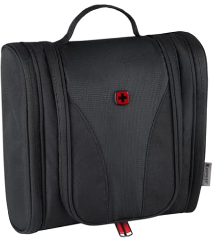 WENGER Affiliate Padfolio Avec Classeur à Anneaux Et Poche Pour Tablette Tactile, Femmes Hommes, Bureau Voyages D'Affaires Uni, Noir, 601361