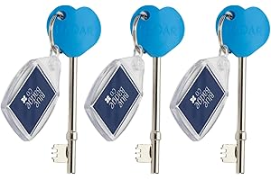 Triple Pack Radar Blue Badge Co Genuine & Offical NKS Radar Key for Disabled Toilets, Accessible Loos in The UK, Easy Turn Access Key, Ideal for Disabled Blue Badge Holders