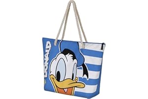 DISNEY Kaczor Donald Sailor -Torba Plażowa Soleil, Niebieska, 52 x 37 cm