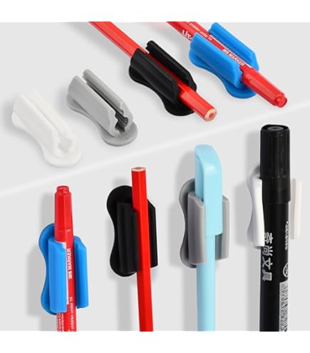 8 Porte-stylos Adhésifs En Silicone – Range Tes Crayons Sur N’importe Quelle Surface