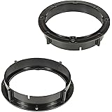 tomzz Audio 2857-002 Lautsprecherringe Adapter Halterungen Kompatibel mit VW Golf 6 7 Passat Polo Up Beetle Seat Arosa MII To