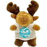 DIGITALSHIRT Peluche con Maglietta/T-Shirt personalizzabile, Renna, pupazzo pulisci schermo