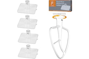 PQPO Halter für Standmixer Zubehör, kompatibel mit Kitchen Aid Mixer Zubehör (transparent)
