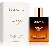 Bella Vita Luxury G.O.A.T Eau De Parfum for Men with Bergamot, Lavender & Patchouli | EDP Long Lasting Perfume Fragrance for