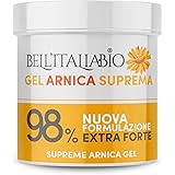Arnica per Cavalli Uso Umano 98% Formula Naturale Extra Forte, Arnica Gel Forte per Massaggi Locali, 100% Made in Italy 550 m