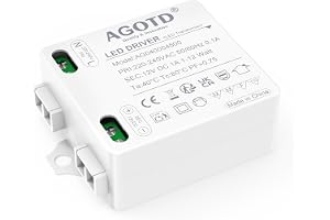 AGOTD 12 V strömförsörjning mini LED-transformator 12 volt 1 A 12 W | För LED-remsor, G4 GU5.3, LED-drivrutin, drivrutiner, transformator, drivrutiner, strömförsörjning, flimmerfri