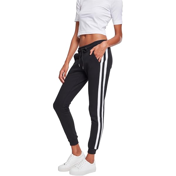 Pantalon Jogging Femme à Boutons - Streetwear, 100% Polyester
