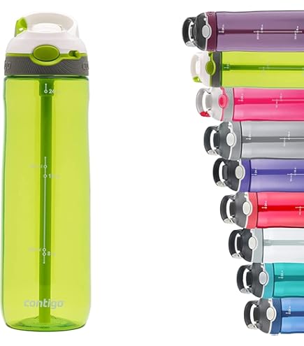 Contigo Swish Kids Autoseal Water Bottle, 500ml, Sky Blue