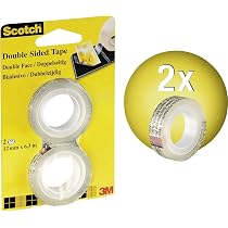 Scotch Double Face Transparent - 12.7mm X 6.3m Pour Bureau