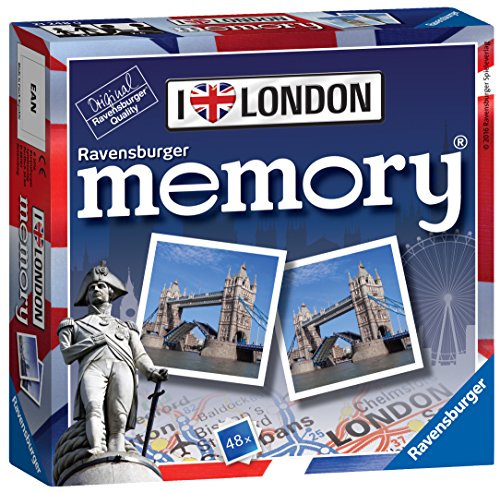 Preisvergleich Produktbild Ravensburger 21248 London Mini-Memory, Spielanleitung evtl. in englischer Sprache