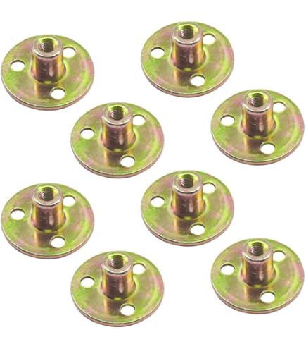 Dadi Flangiati M10 Con Base Rotonda - 10 Pezzi Per Fissaggio Mobili E Legno - Foto 7