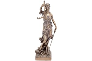 Nemesis Now La Justicia - Figura Decorativa (38 cm, 17 cm), Color Bronce