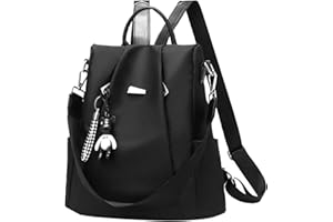 Eshow Zaino Donna Antifurto, Zainetto Multifunzionale, Borsa Casual ed Moda per Viaggio, Scuola, Lavoro, Shopping, Visite e Università