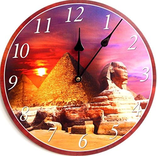WALL CLOCK DESIGN PHARAO ROUND CLOCK 30CM DIAMETER - Tinas Collection - the different design