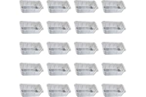 WAITCOOK 20-Pack Aluminum Grease Pan Liners Replacement BAC404/BAC582 for Traeger Timberline 850/1300 Wood Pellet Grill