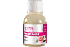 GRAINE CREATIVE Parfum pour bougie - senteur Rose 27 ml
