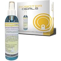 Reinigungslösung, Glasreiniger, Spezialreiniger für Ecovacs Winbot Fensterputzroboter. Streifenfrei auch mit Roboter, nicht s